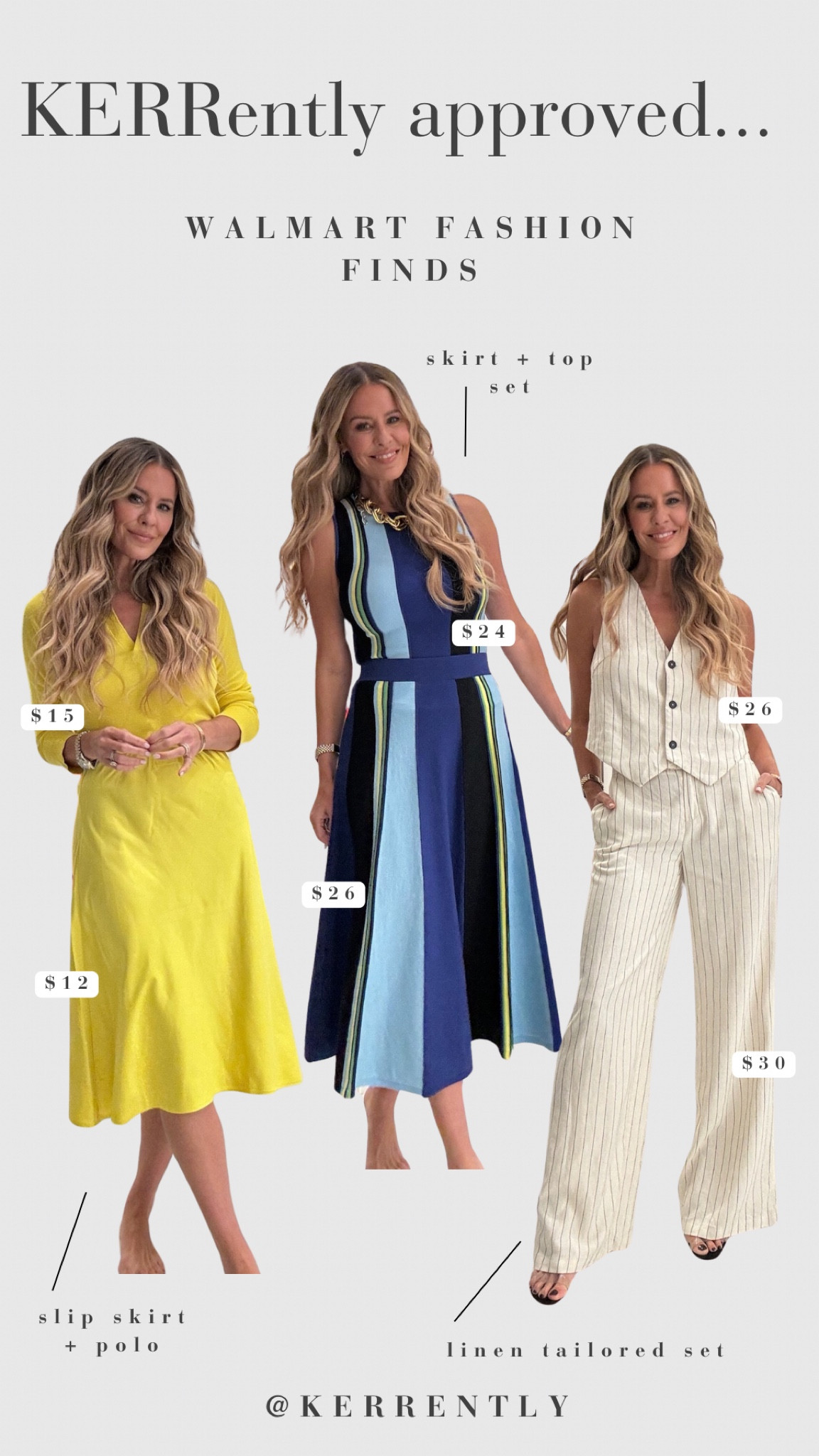 Here’s my recent #WalmartPartner @walmartfashion finds all in 1 spot! So many DMs that yall were able to grab the blue knit striped set…yall it’s so good! These other 2 sets are so chic, too! Sizing: Xsmall in everything (I generally find that #Walmartfashion brands run big!) 


#LTKfindsunder100 #LTKstyletip #LTKfindsunder50

#LTKSaleAlert #LTKStyleTip