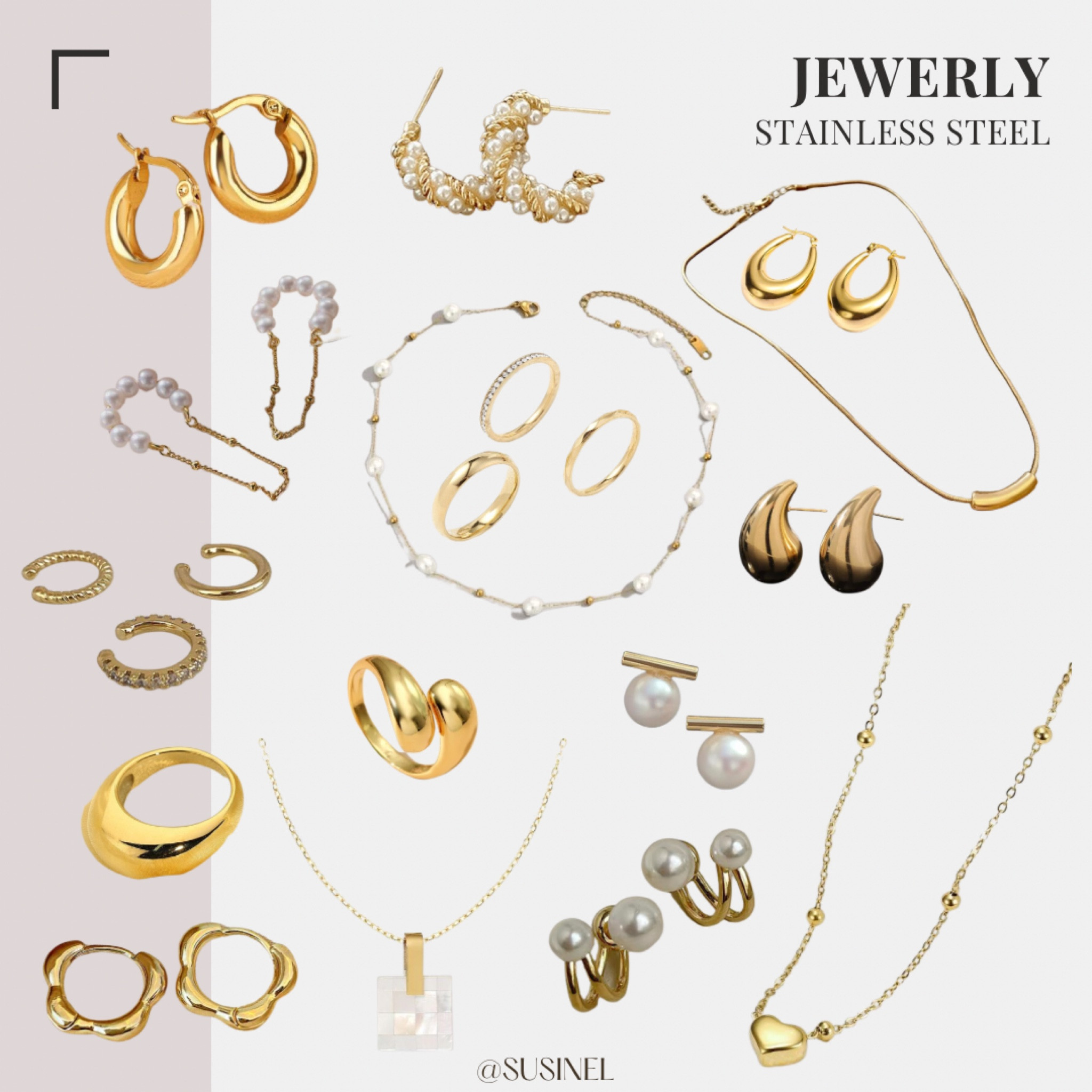 Stainless steel jewelry 

#LTKstyletip #LTKunder50 #LTKsalealert