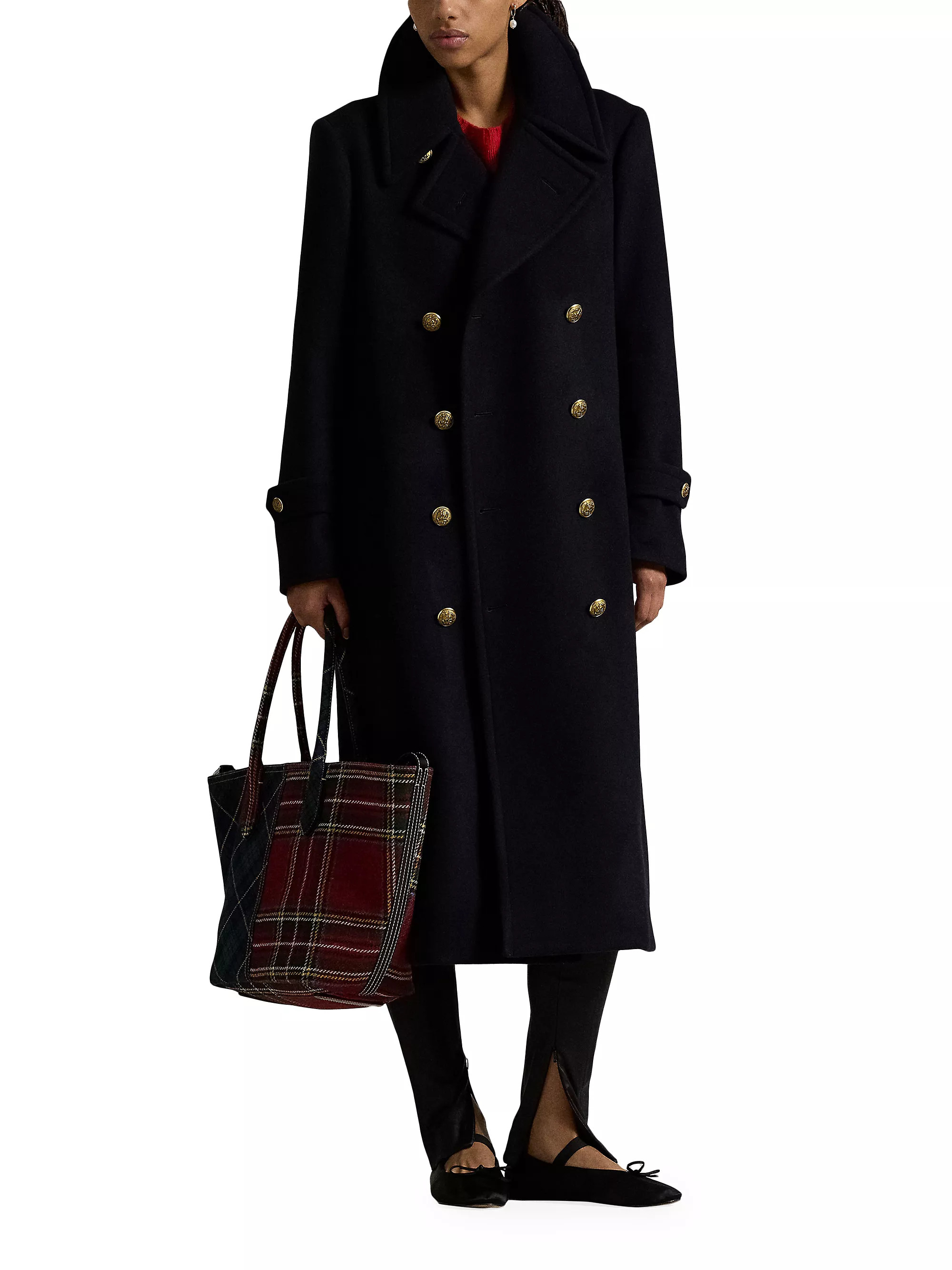 Wool Double-Breasted Coat | Saks Fifth Avenue