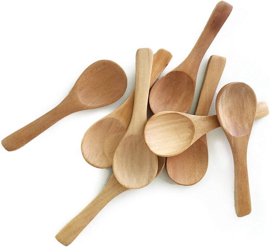 30 Pieces Small Wooden Spoons, Short Handle Mini Condiments Salt Spoons Nature Wooden Honey Teasp... | Amazon (US)