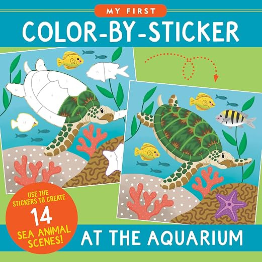 My First Color-by-Sticker Book - At the Aquarium | Amazon (US)
