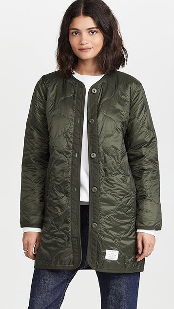 Long Quilted Liner Jacket | Shopbop
