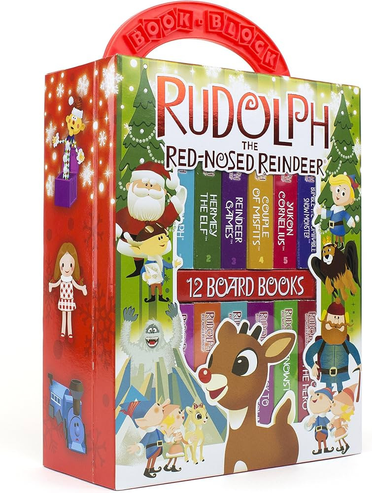 Rudolph The Red Nose Reindeer Book Block Deluxe My First Library 9781605538198 | Amazon (US)