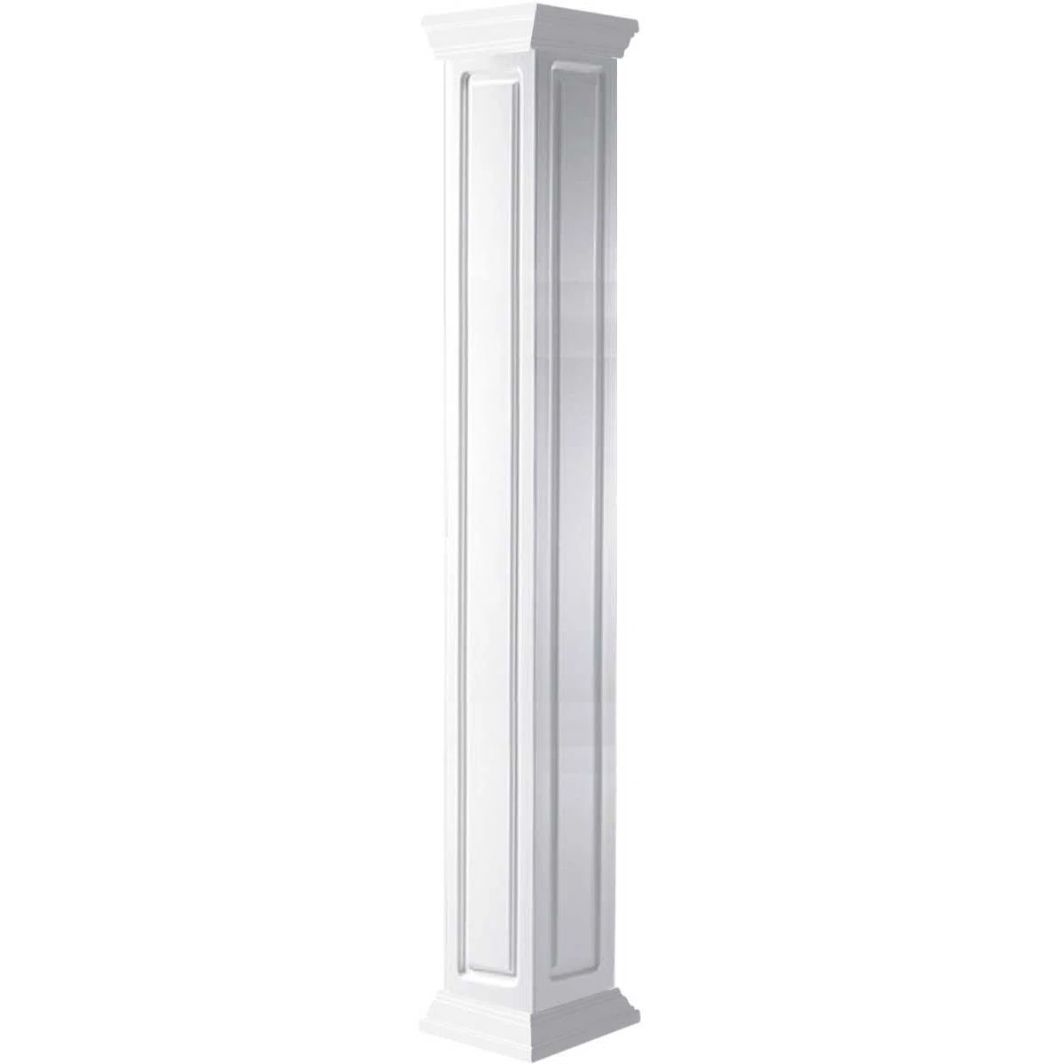 Craftsman Classic Square Non-Tapered Raised Panel PVC Column Kit, Mission Capital & Mission Base | Wayfair North America