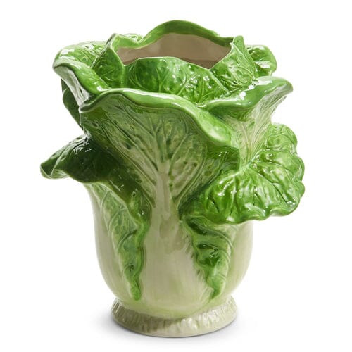 Green Cabbage Vase - 9.5" | The Horseshoe Crab