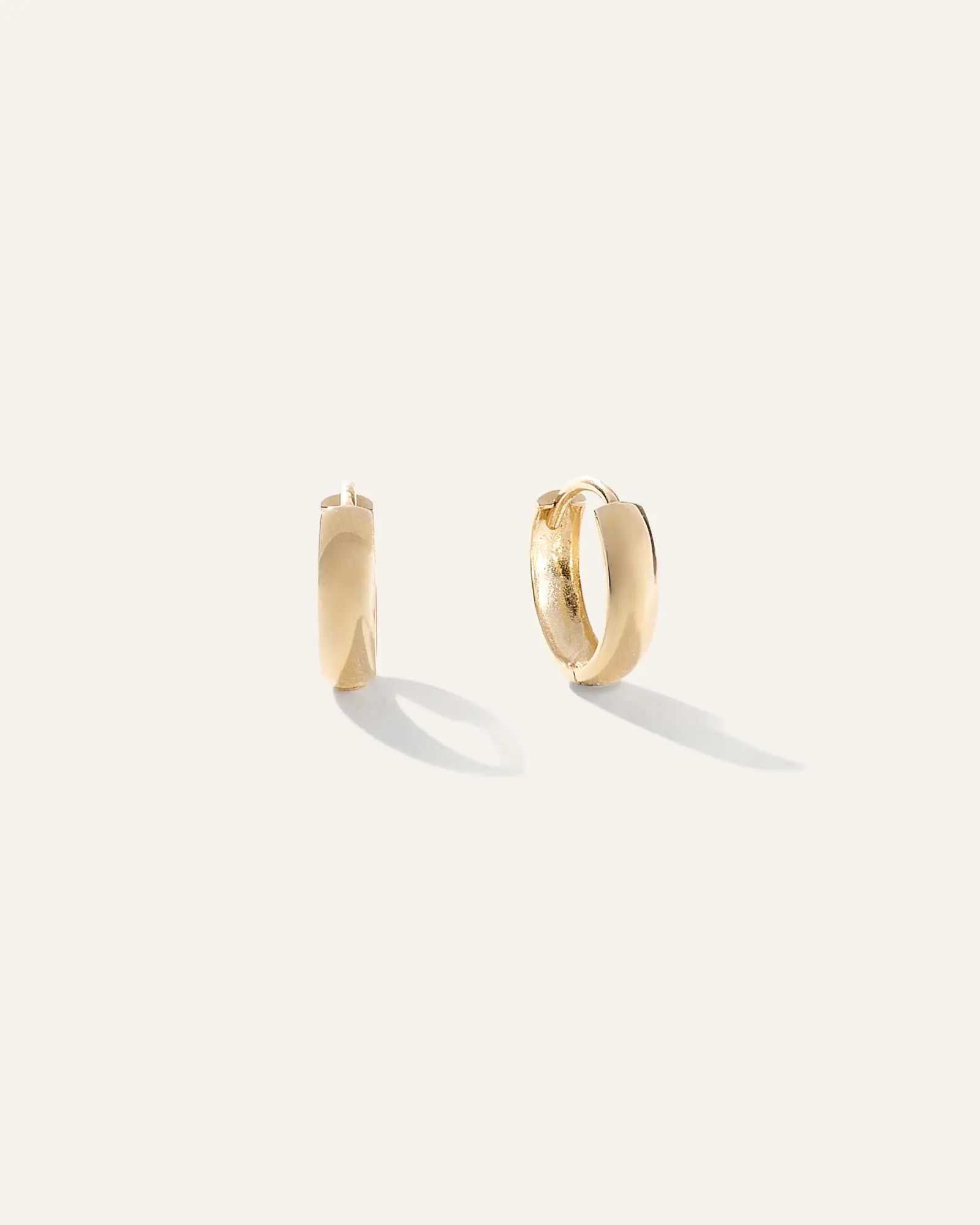 14K Gold 12mm Bold Hoops | Quince