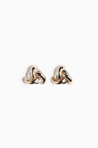 H & M - Two-Tone Earrings - Gold | H&M (US + CA)
