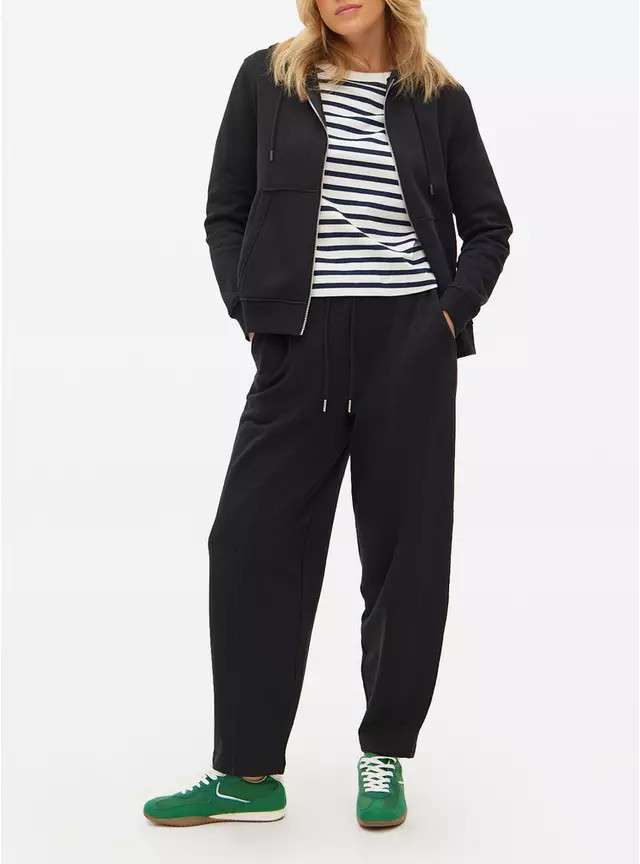 Black Barrel Leg Joggers  XS | Tu Clothing