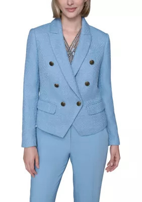 KARL LAGERFELD PARIS Women's Tweed Double Breasted Jacket | Belk