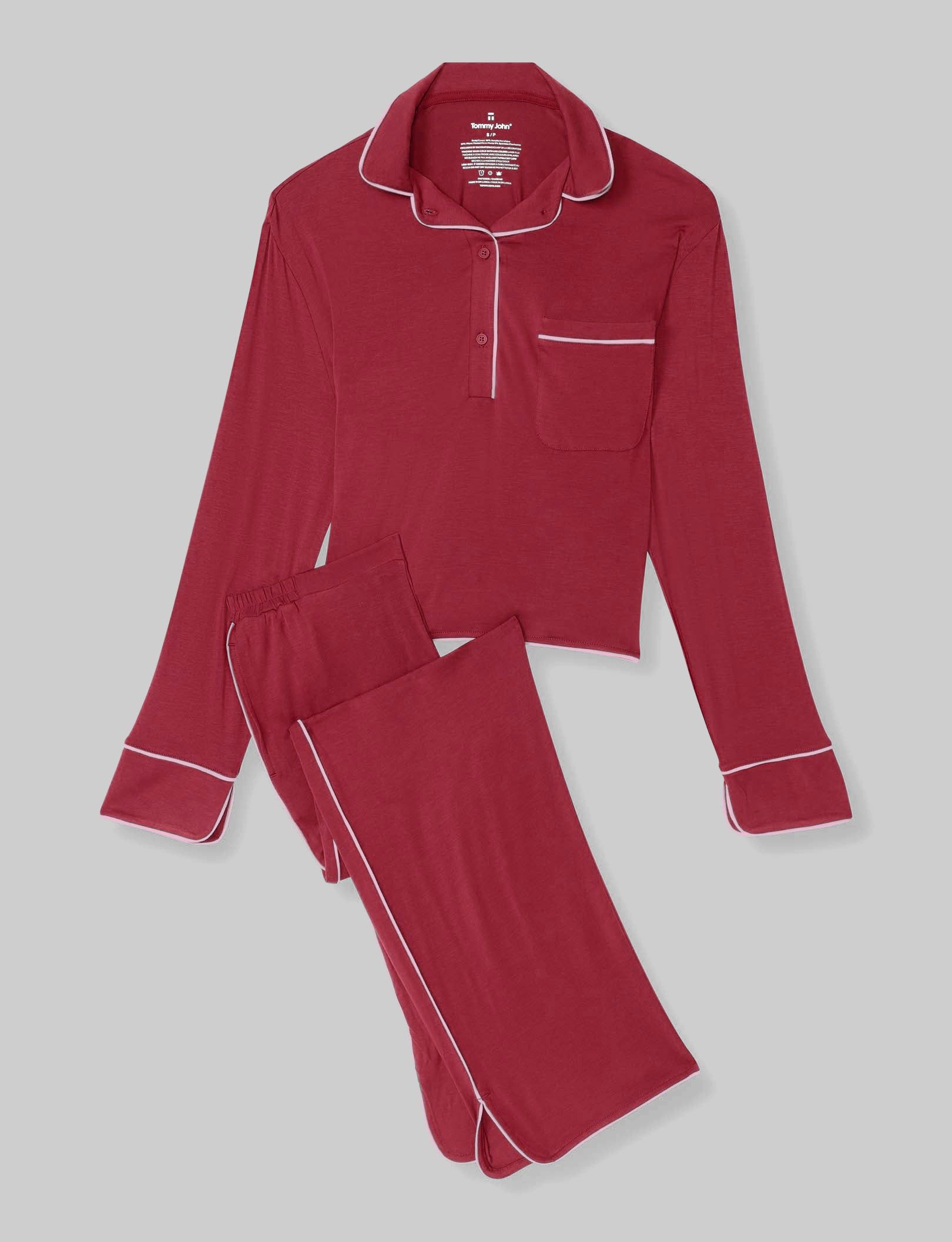 Women's Downtime Long Sleeve Pajama Top & Pant Set | Tommy John