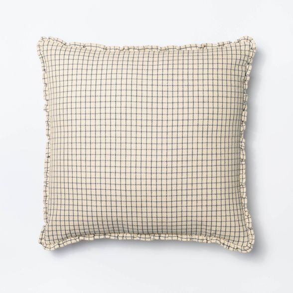 Target/Home/Home Decor/Throw Pillows‎Oversized Mini Windowpane Square Throw Pillow - Threshold... | Target