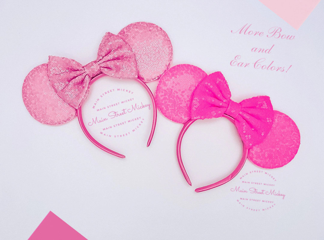 Minnie Mouse Ears All Ages, Disney Ears for Adults and Kids, Choose Ear and Bow Color, Minnie Ear... | Etsy (US)