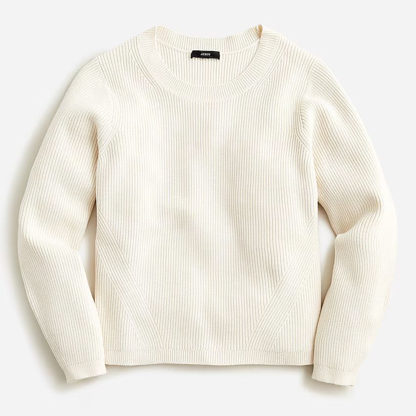 Ribbed stretch crewneck sweater | J.Crew US