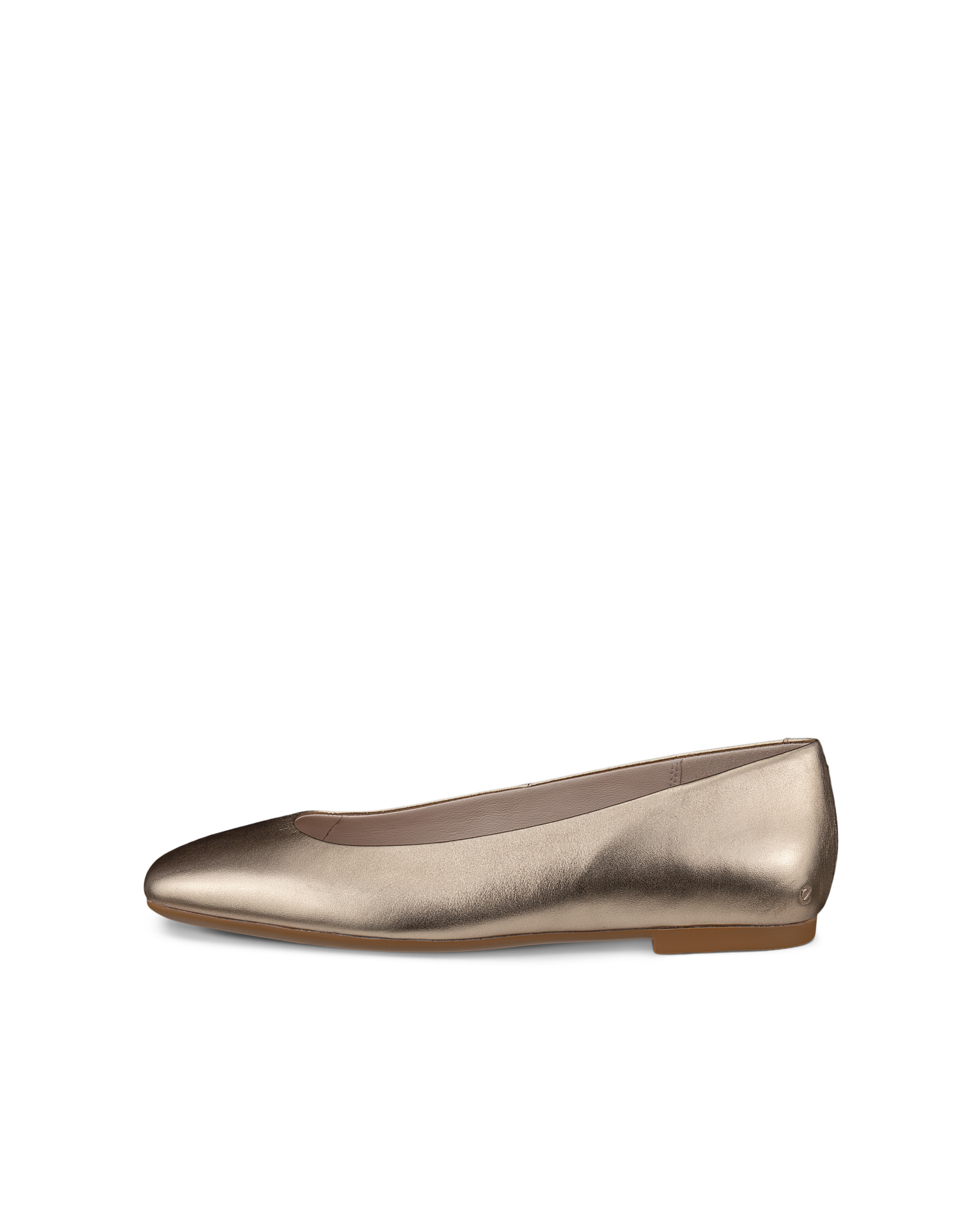 Women's ECCO® Margot Leather Ballerina | Bronze | ECCO (US)