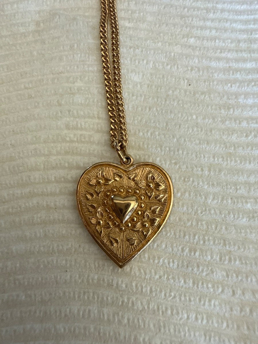 Vintage 1982 Avon Little Orphan Annie Reversible Heart Pendant 14\u201d Necklace | eBay | eBay US