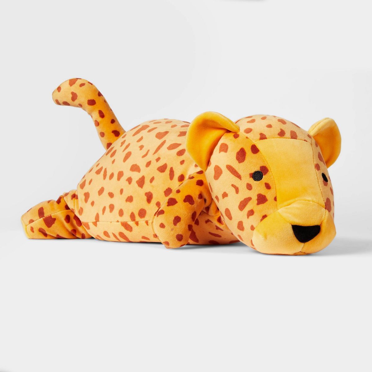 Cheetah Weighted Plush Kids' Throw Pillow Yellow - Pillowfort™ | Target