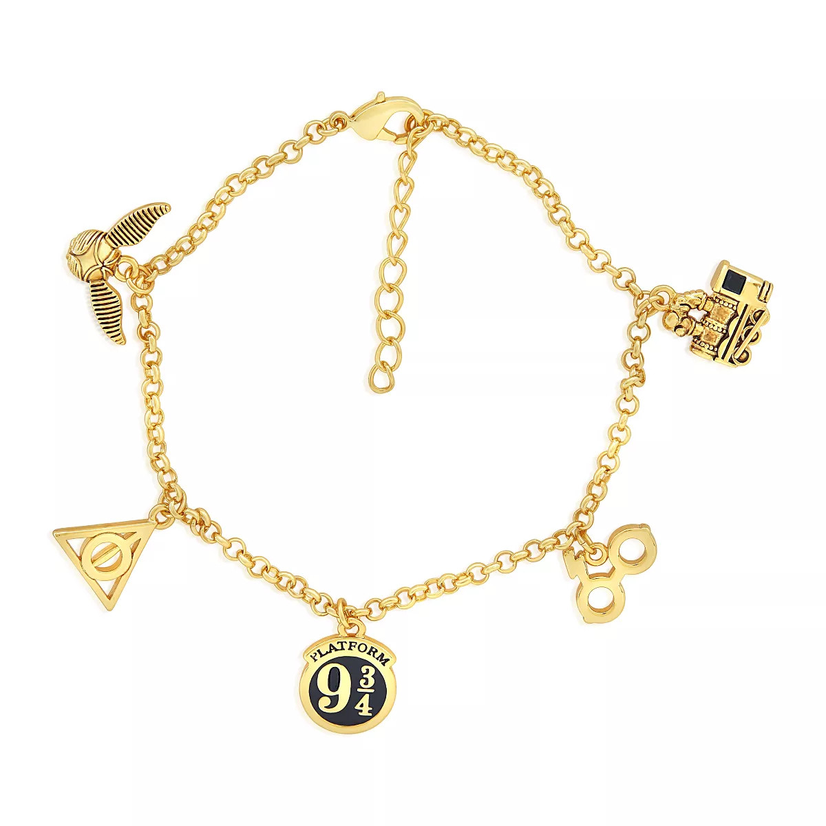 Harry Potter Womens Officially Licensed Charm Bracelet, 7'' | Target