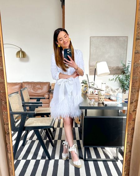 This feather dress and white dress is one of my favorite workwear looks for the office. It’s also a great summer dress option! 

#LTKSeasonal #LTKstyletip #LTKfindsunder100