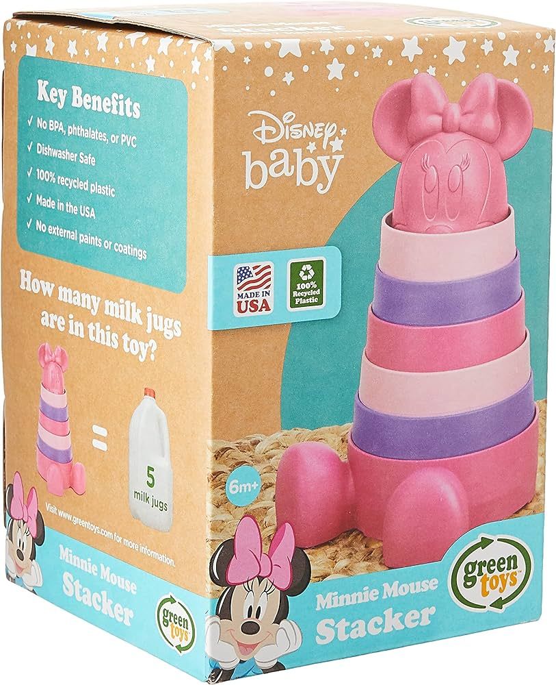 Green Toys Disney Baby Exclusive - Minnie Mouse Stacker, 7 Pieces | Amazon (US)