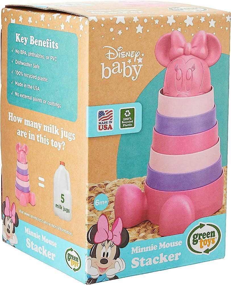 Green Toys Disney Baby Exclusive - Minnie Mouse Stacker, 7 Pieces | Amazon (US)