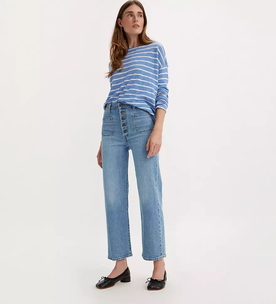 Ribcage Straight Patch Pocket Women's Jeans | Levi's (CA)