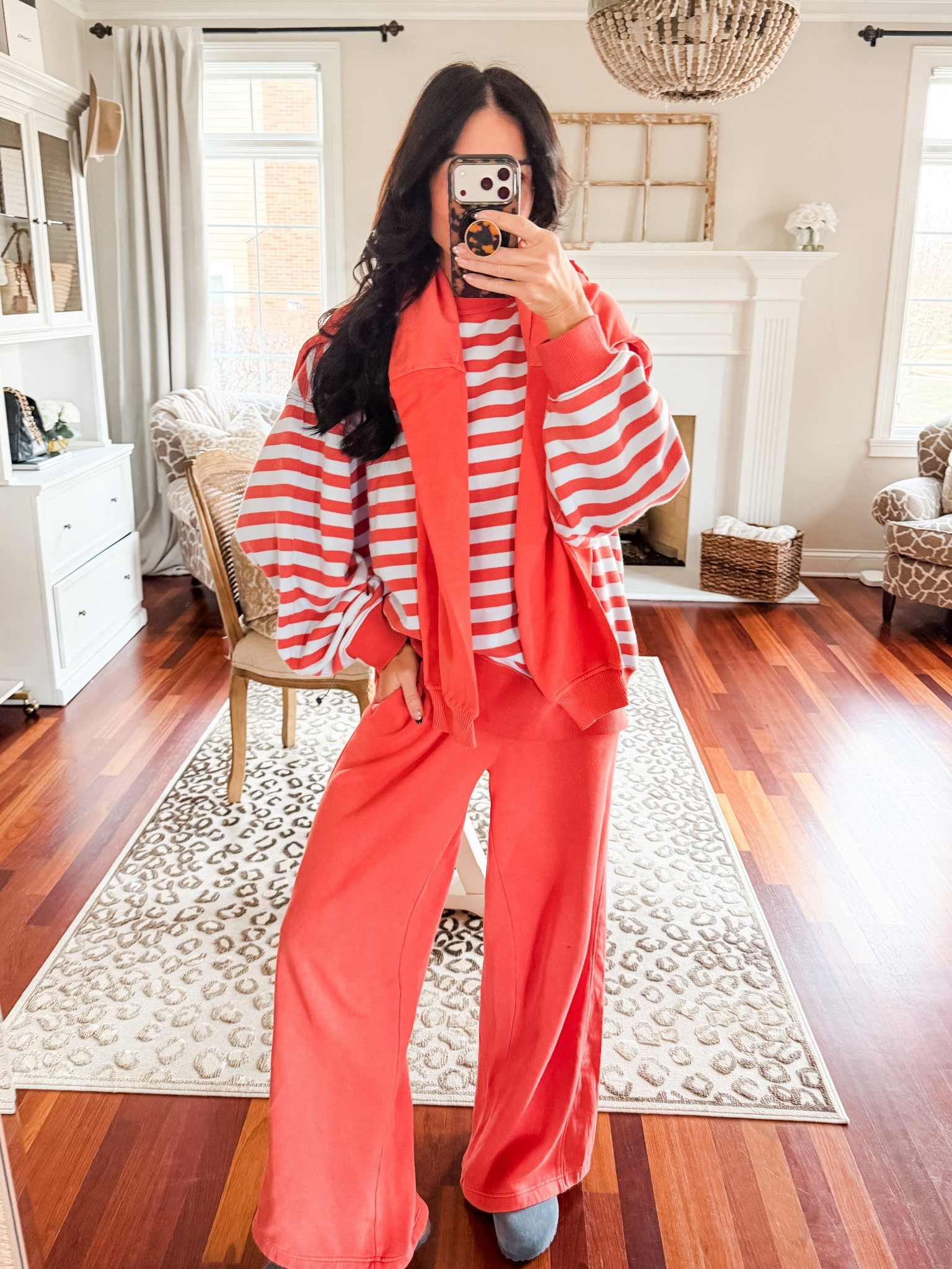 The coziest set!
Small tops
XS pants
@Aerie 

#LTKmomlife #LTKootd #LTKSaleAlert