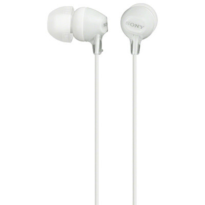 Sony In-Ear Sound Isolating Headphones (MDREX15LPW) - White | Best Buy Canada