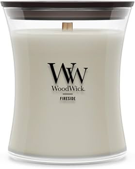 WoodWick Fireside Scented Candle, Crackling Wick, 9.7oz | Amazon (US)