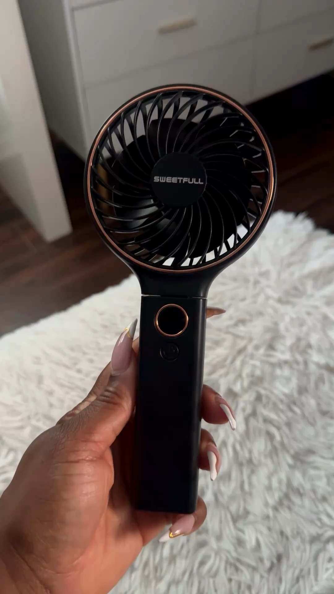 Lightweight fan with 6 speeds from Amazon. Perfect for hot Houston weather. 

Portable fan, small fan, lightweight fan, Amazon, Amazon finds, summer fan, desk fan, office fan

#LTKdayinmylife #LTKBaby #LTKTravel