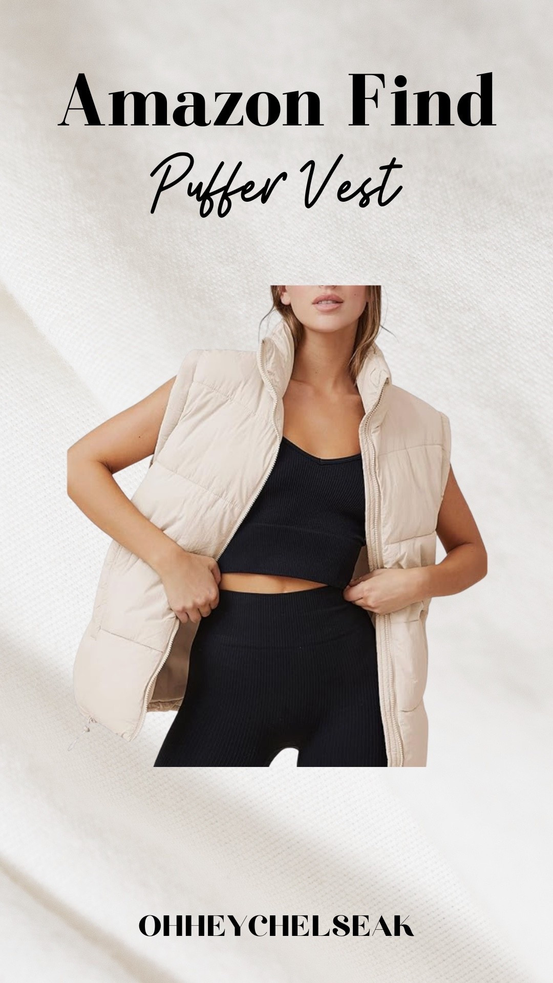 Amazon Find // puffer vest 