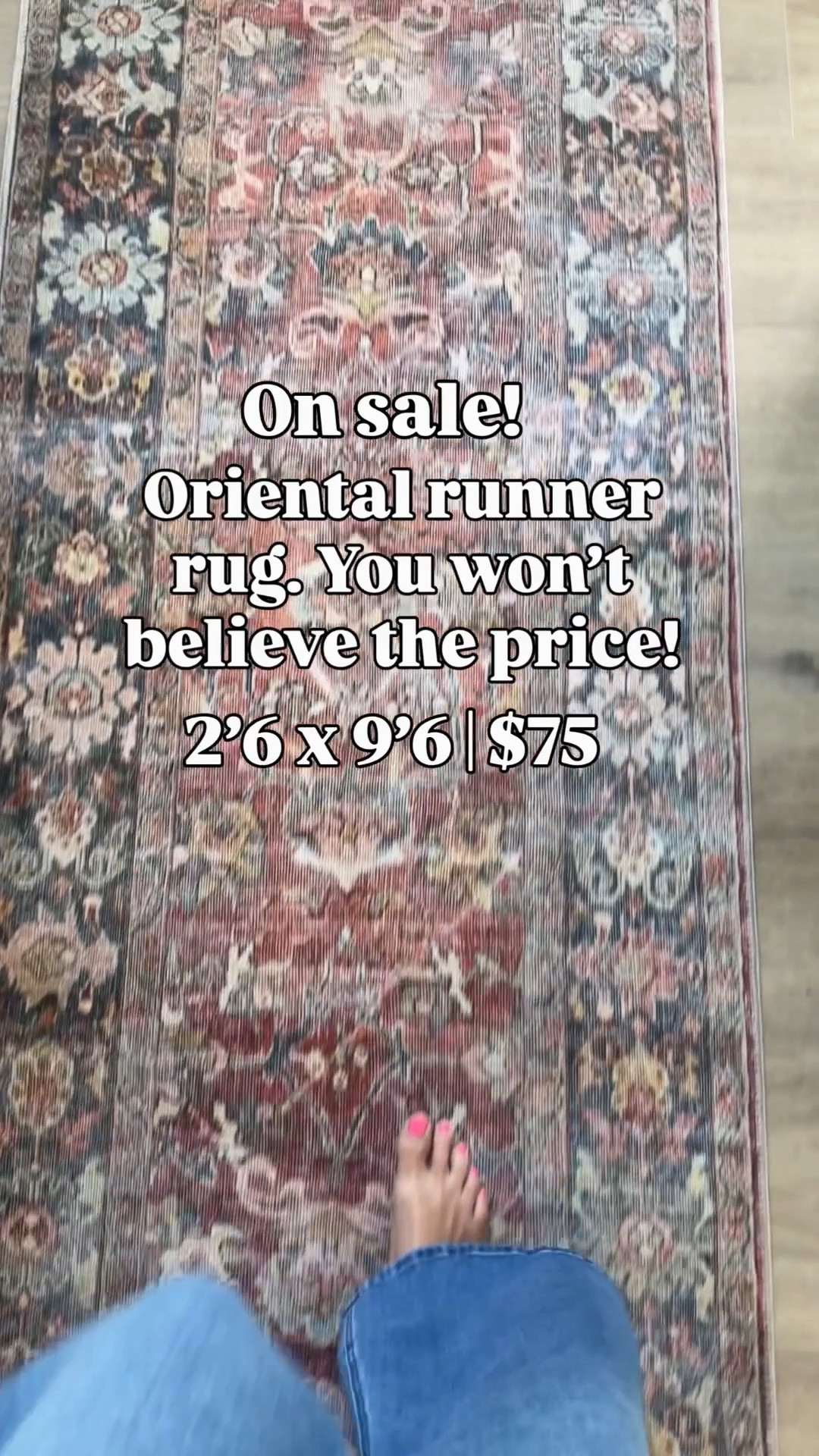 This oriental runner rug comes in several size options and it’s on Black Friday in July sale!

#LTKOver40 #LTKHome #LTKSaleAlert