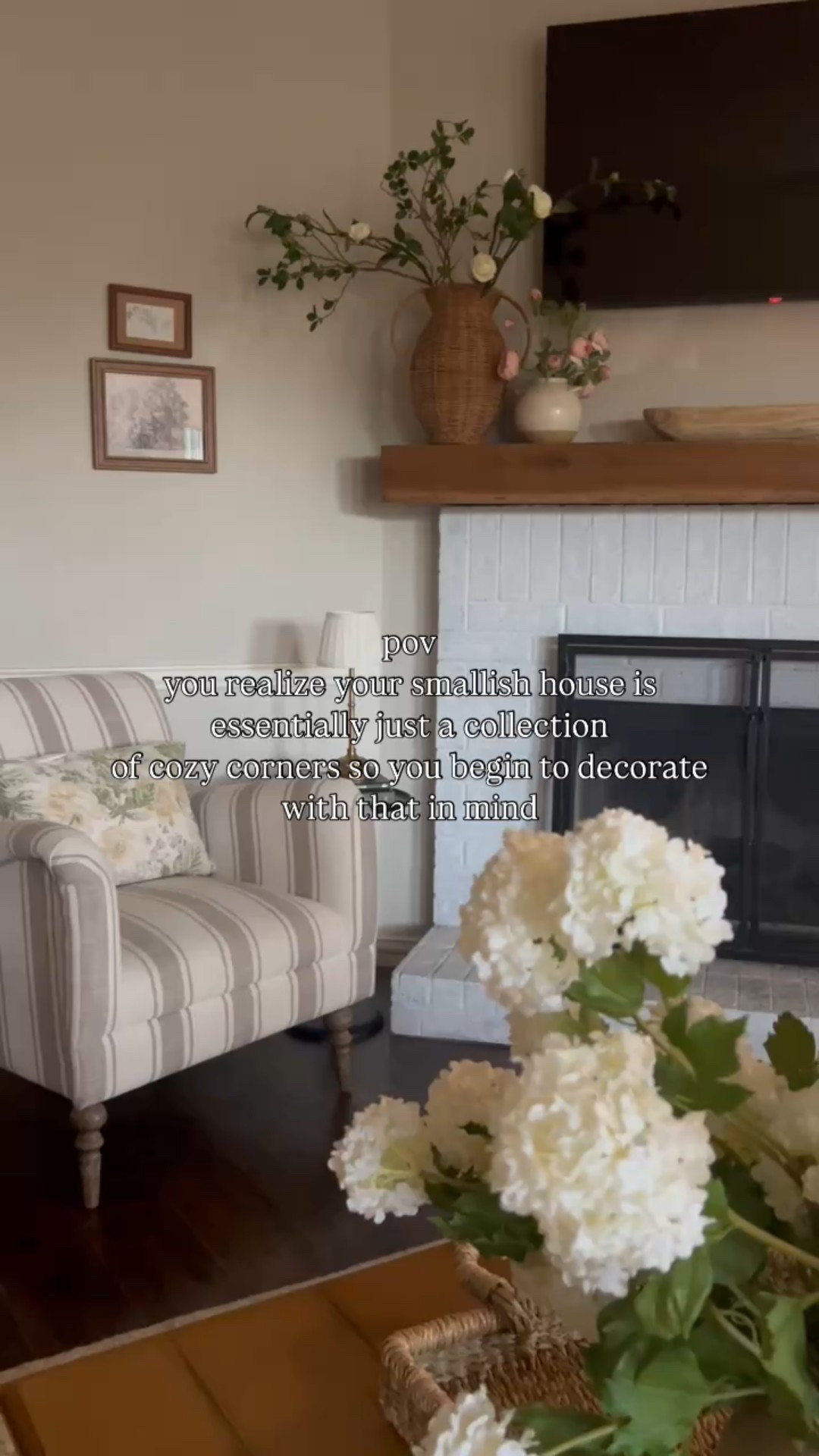 Small home design, cozy cottage, corners of my home, cozy corner decor, budget home decor inspo

#LTKHome