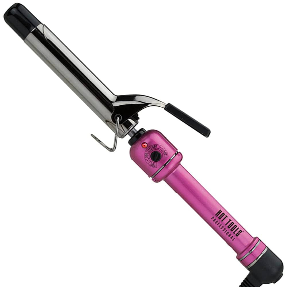 HOT TOOLS Professional Pink Titanium Curling Iron/Wand, 1 Inch | Amazon (US)