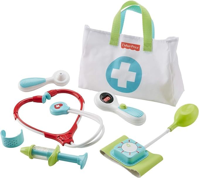 Fisher-Price Medical Kit, 7-Piece Pretend Play Set | Amazon (US)