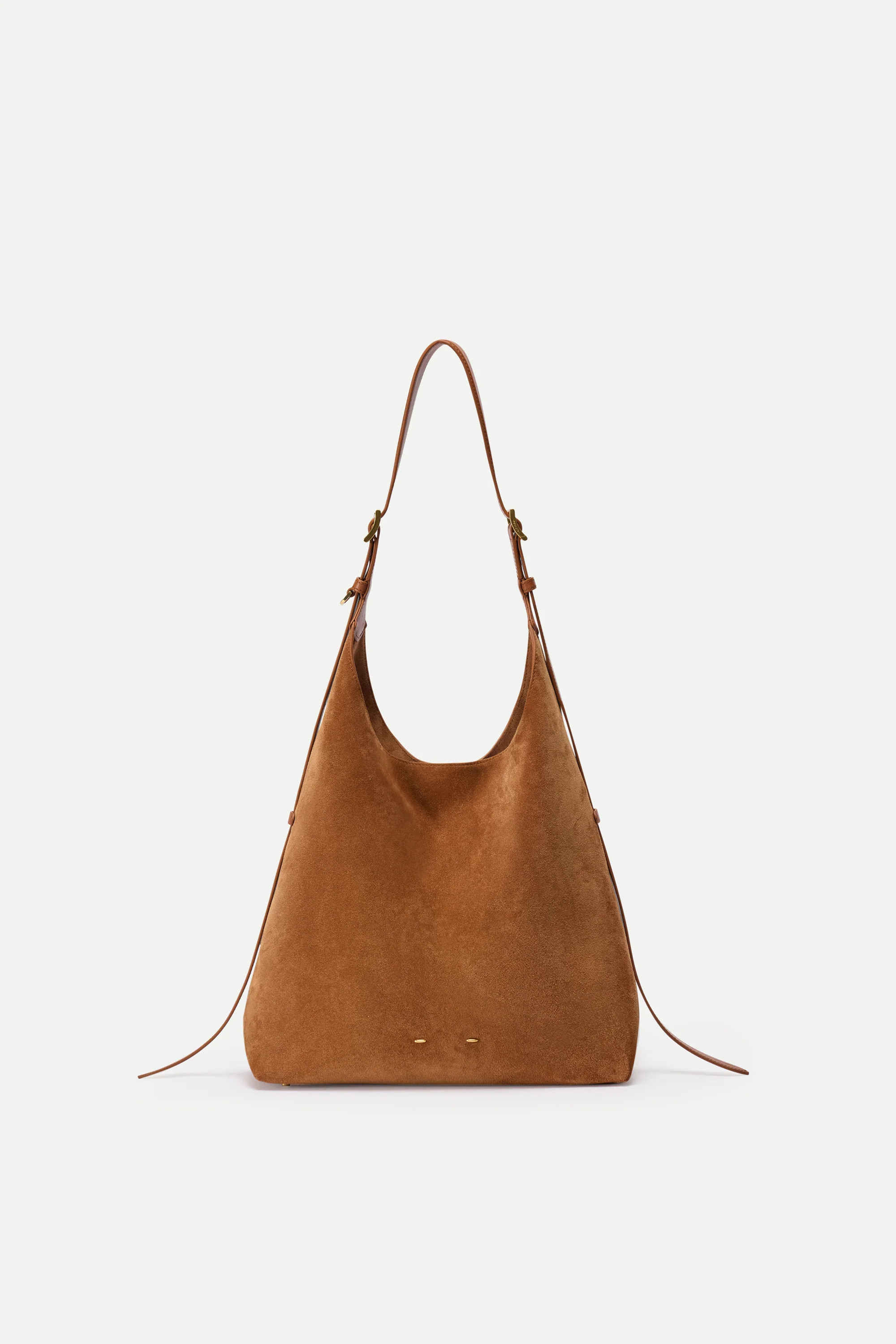 Duomo Medium Hobo Bag in Top Grain Suede | Fabrique
