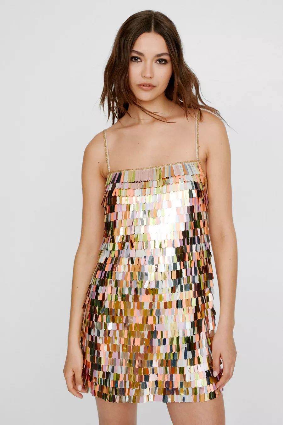 Embellished Sequin Cami Mini Dress | Nasty Gal US