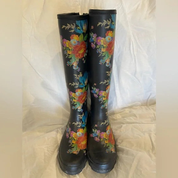 Mackenzie-Childs Flower Market Rain Boots Tall | Poshmark