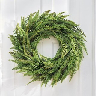 Classic Fern Wreath, 26" | Grandin Road