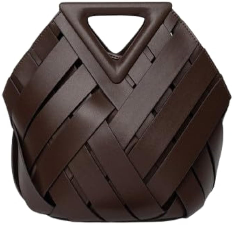 Natalie Handbag, Purses and Handbags for Women, Woven Tote Bag for Women, Inverted Triangle Top H... | Amazon (US)