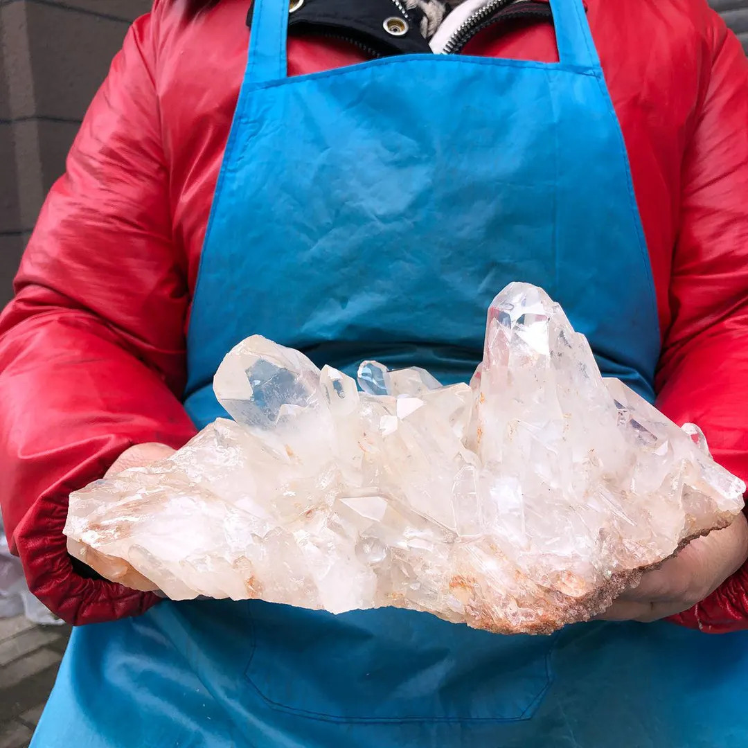 5.45LB Natural Clear Quartz Cluster Crystal, Large Mineral Specimen, Healing Energy Decor Collect... | Etsy (Global)