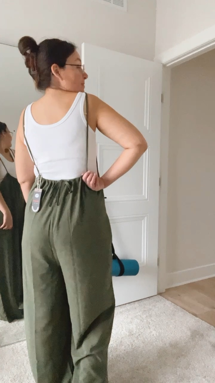 Love these! Jumpsuit, overalls, wide leg pants

#LTKfit #LTKcurves #LTKunder50