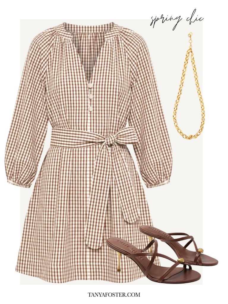 Chic gingham dress for spring! 

#LTKSeasonal #LTKootd