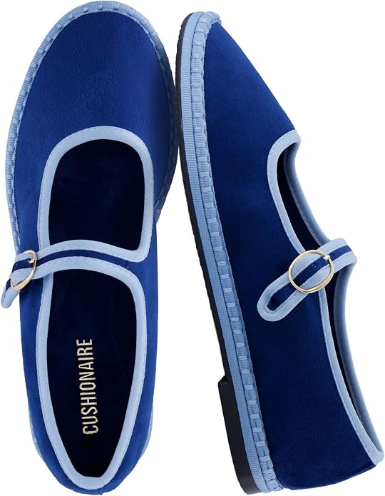 CUSHIONAIRE Missy Mary Jane Ballet Flats for Women, Breathable Lightweight Womens Flats with Adju... | Amazon (US)