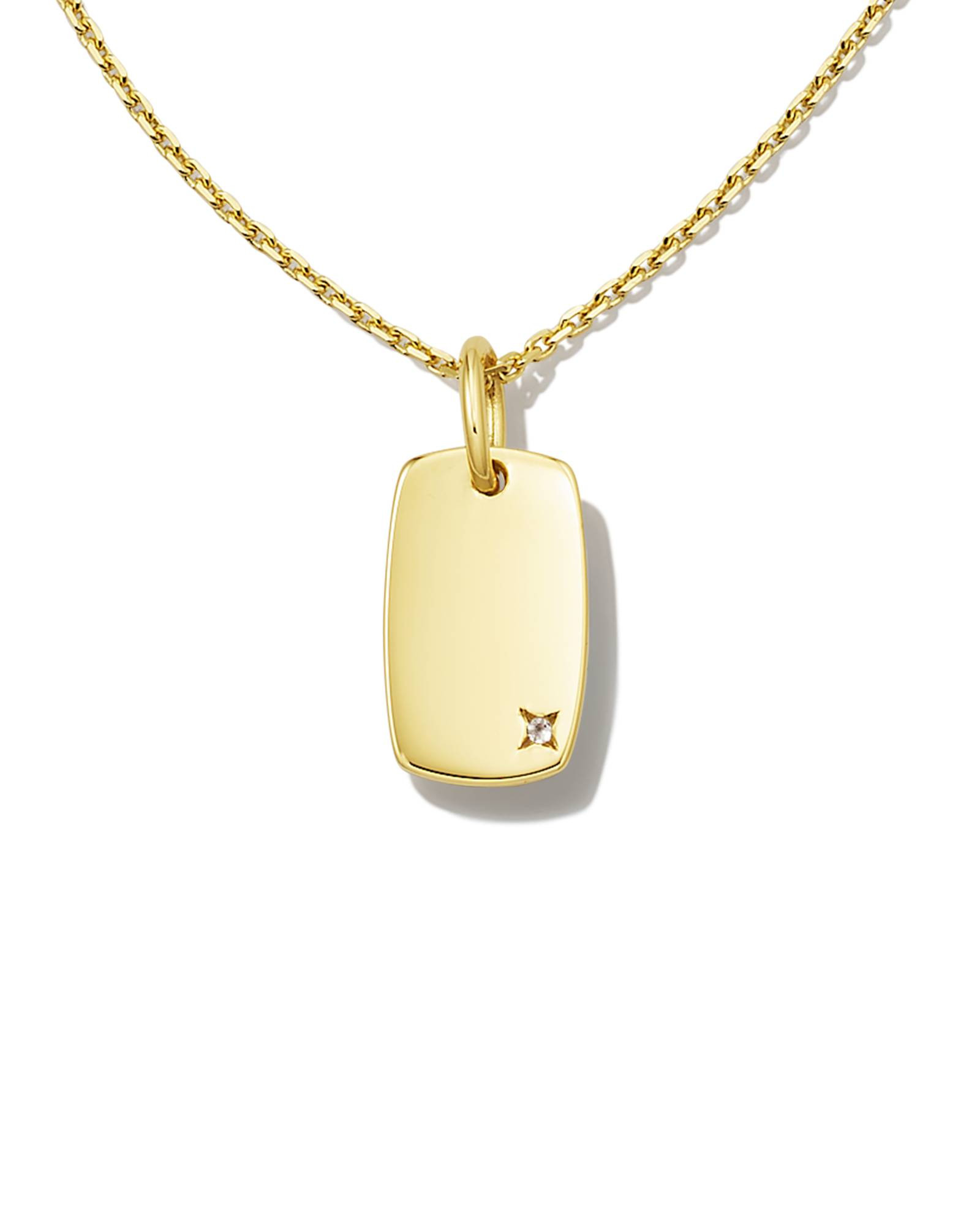 Henley 18k Gold Vermeil Pendant Necklace in White Topaz | Kendra Scott | Kendra Scott