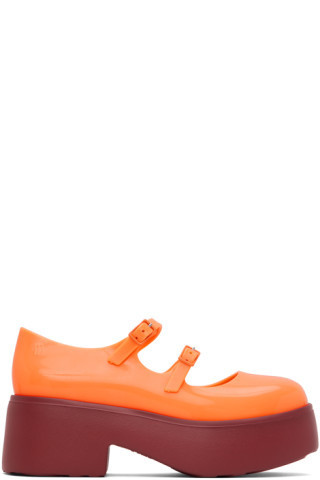 Orange Melissa Farah Oxfords | SSENSE