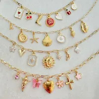 Build Your Own Custom Charm Necklace for Women, Pick Your Charms, Summer Charm Necklace, Vintage ... | Etsy (US)