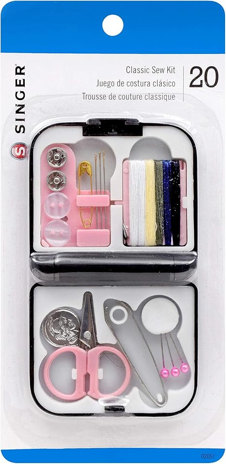 SINGER 02051 Mini Travel Sew Kit in Compact Folding Storage Case | Amazon (US)