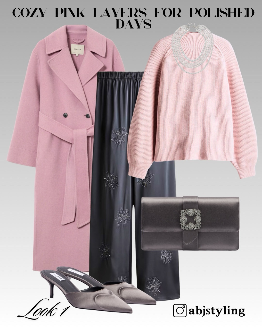 Polished meets cozy — pair a soft pink knit with tailored trousers and slingbacks for a feminine yet sophisticated everyday outfit. Perfect for coffee dates or city errands. 💕

Styling Tip:
Balance pastels with structured pieces like tailored pants or a classic coat to keep the look refined, not too sweet.

#LTKuk #LTKstyletip #LTKautumn