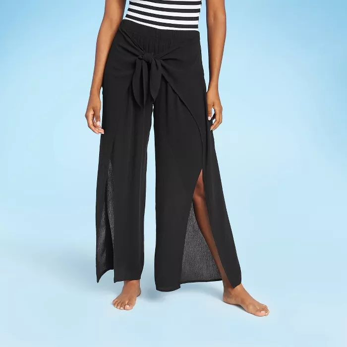 Women's Tie Waist Beach Cover Up Pants - Kona Sol™ | Target