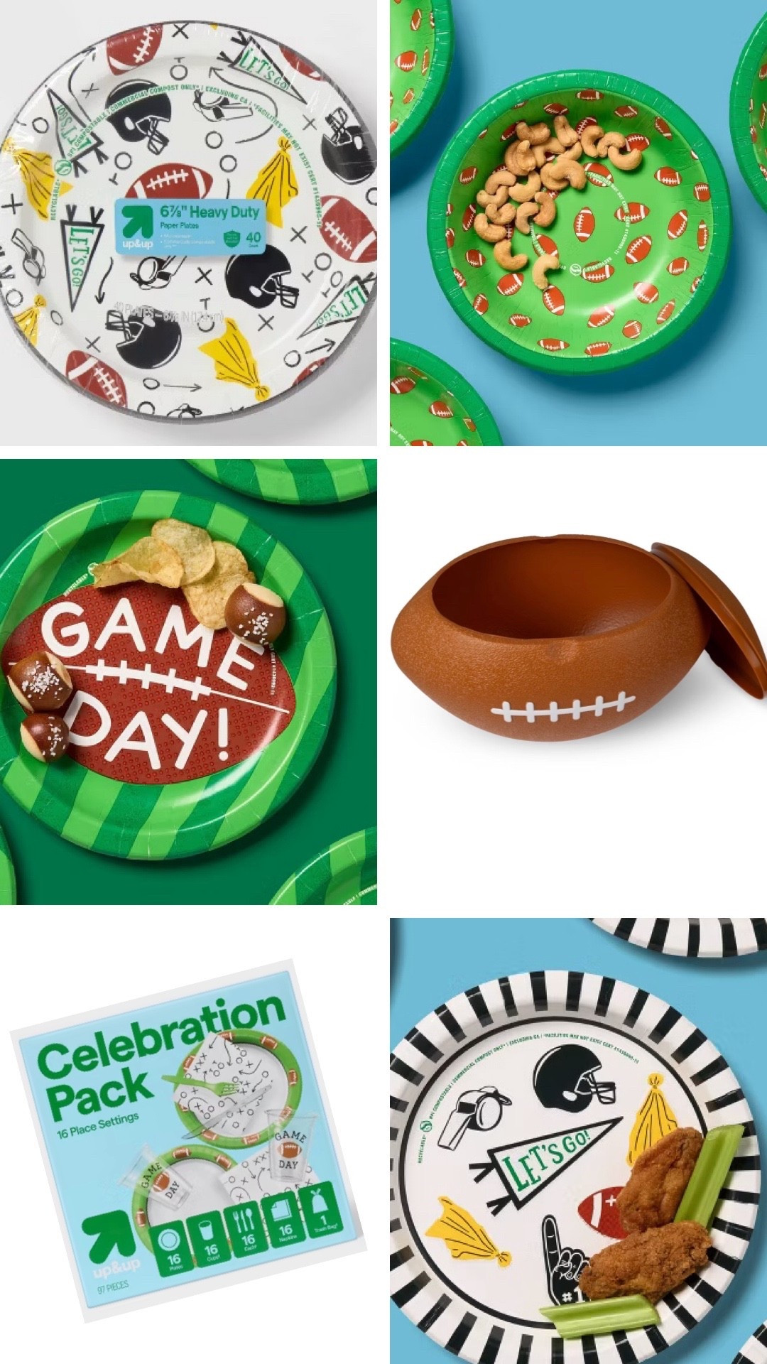 Super Bowl football game day party supplies 

#LTKSeasonal #LTKHome